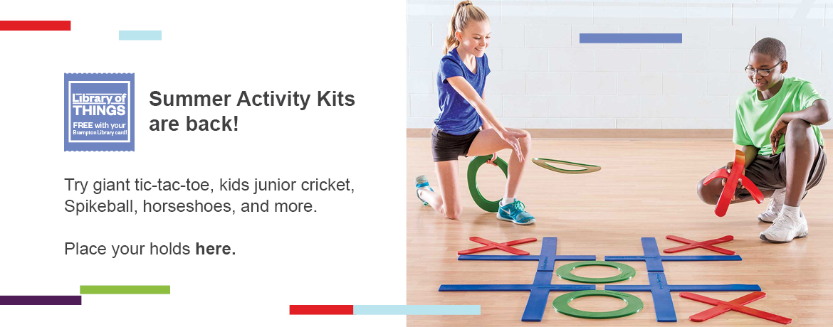 Summer Activity Kits are back! Place your holds here.