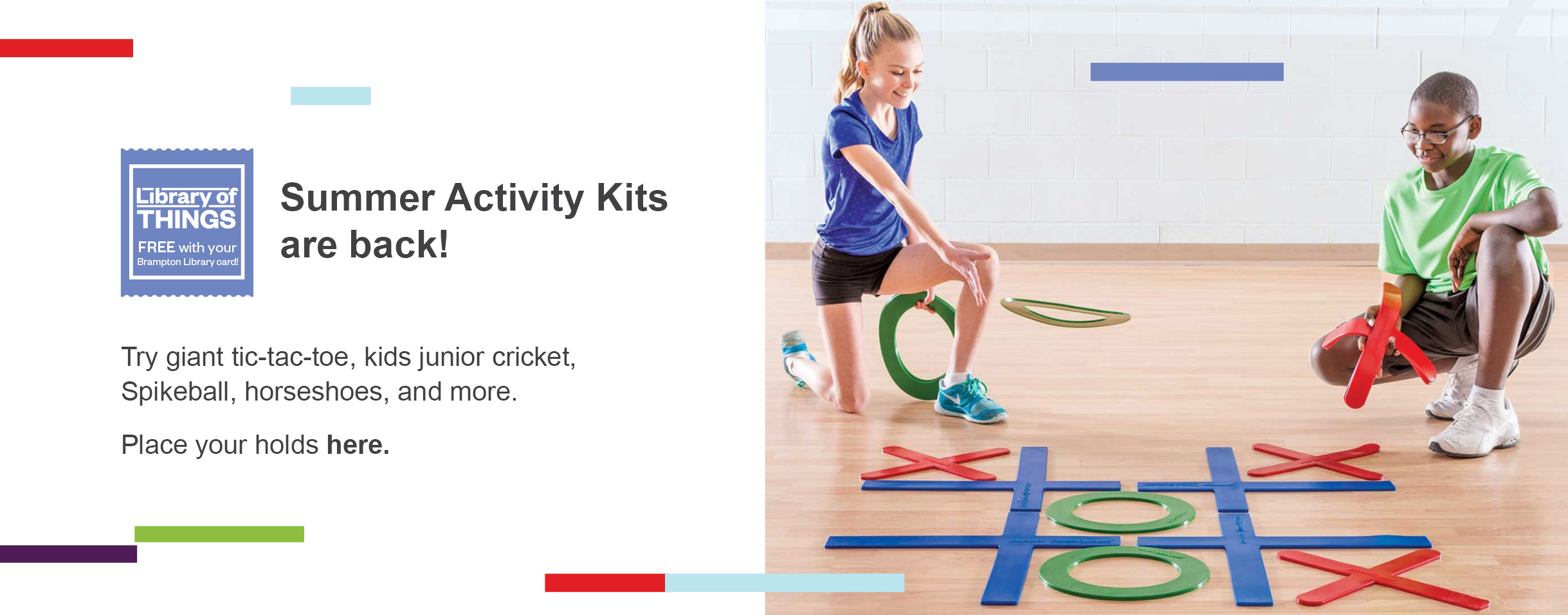 Summer activity kits