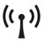 symbol indicating Wi-Fi Available